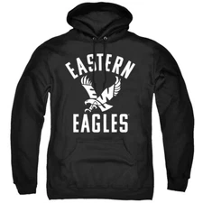 EWU Adult Pullover Hoodie One Color Logo, Black, S-5XL