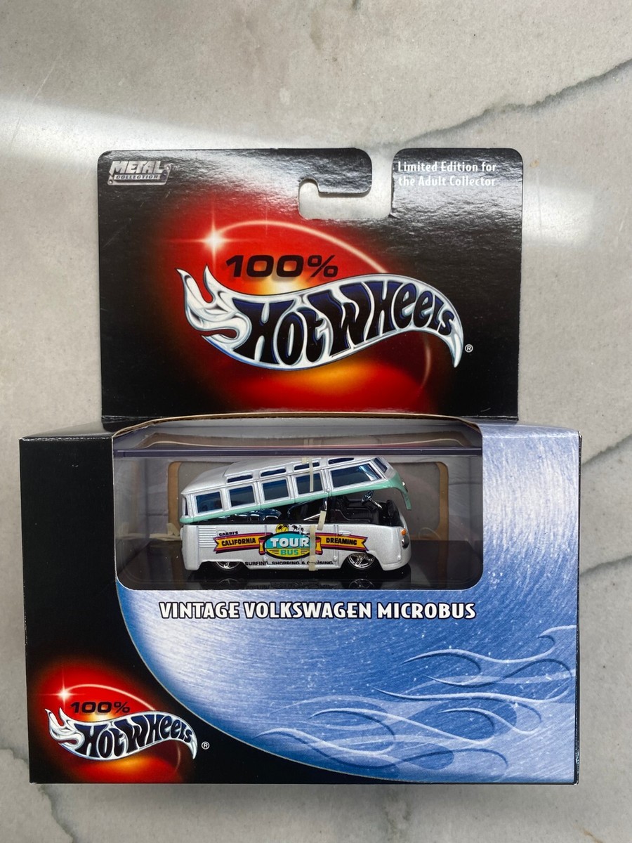 Hot Wheels 100% Black Box Vintage Volkswagen Microbus Cali