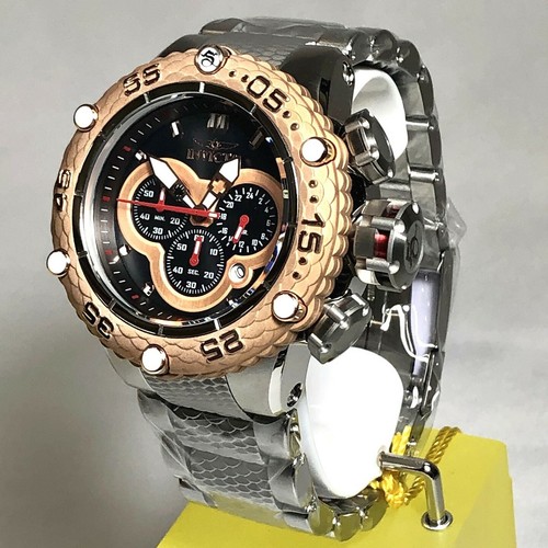 INVICTA 31573 SUBAQUA NOMA VI PARA HOMBRE 51.2MM ESFERA NEGRA TONO ROSA ACERO INOXIDABLE - Imagen 3 de 5