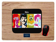 THE BEATLES COLORFUL DESIGN MOUSE PAD MAT NON-SLIP HOME OFFICE GIFT