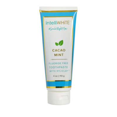 intelliWHiTE Naturally Crafted Cacao-Mint Fluoride-Free Toothpaste ...