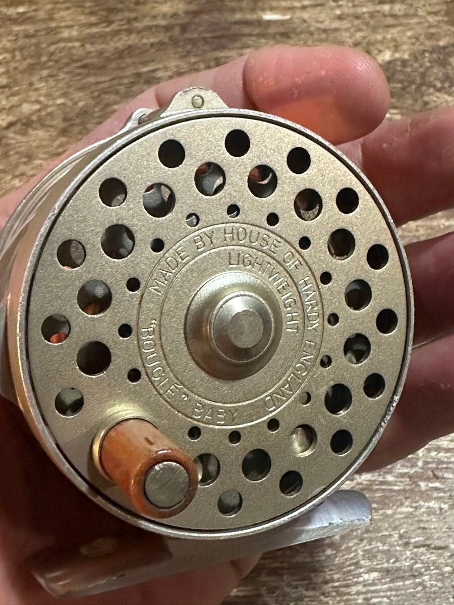 Hardy Bougle Baby Lightweight Fly Reel Used Near Mint w/Case