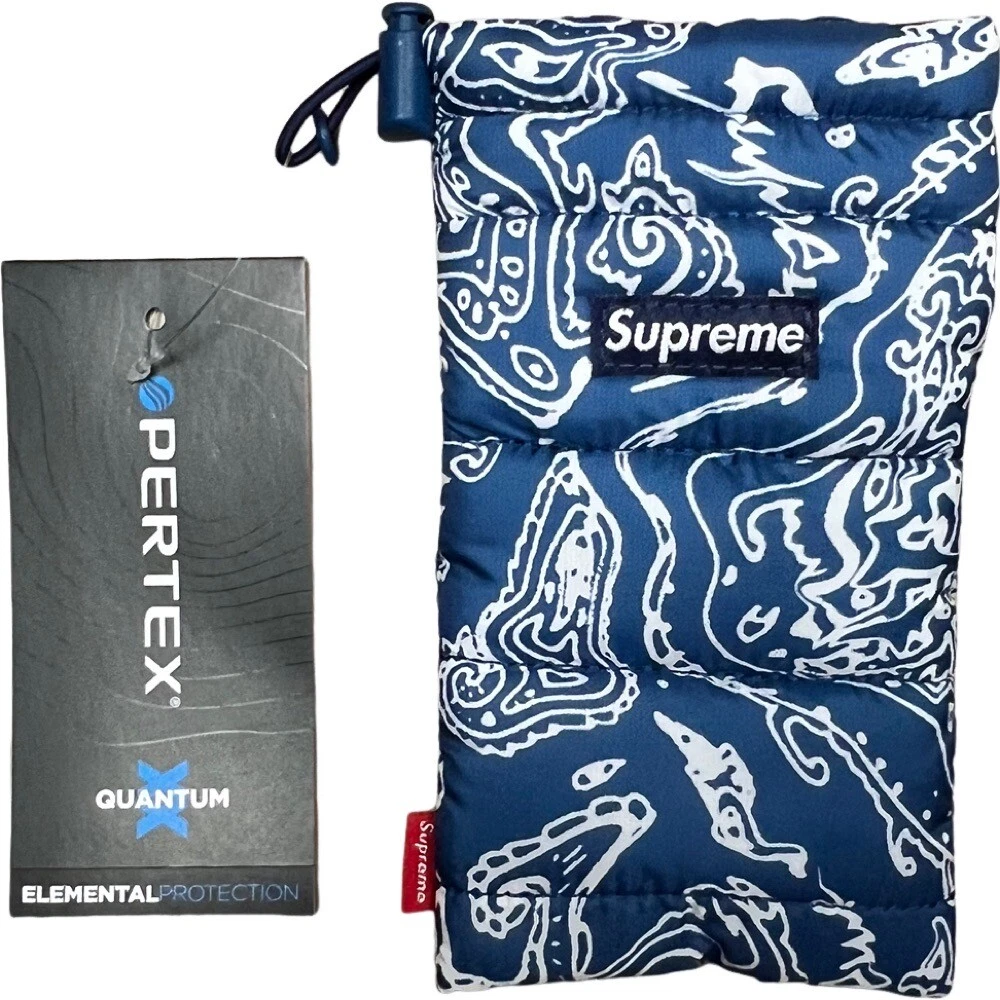 Sac tampon Supreme Col Sac Paisley Bleu FW22 Semaine 14 NEUF 100 % AUTHENTIQUE