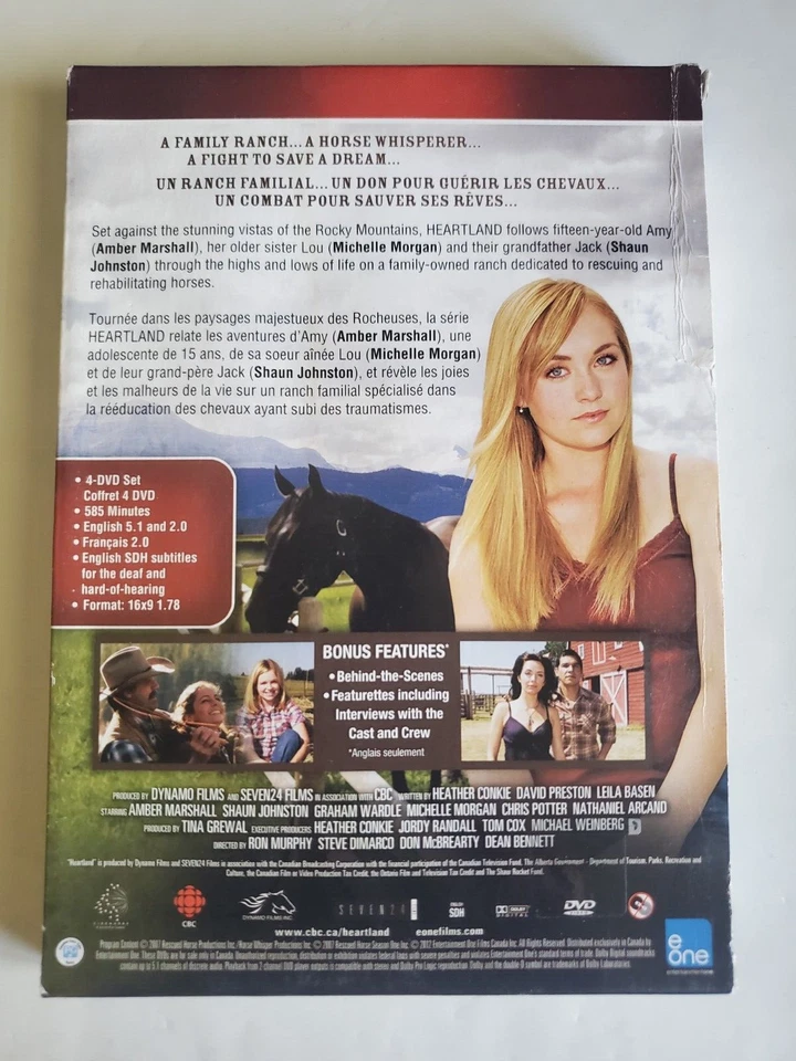 Heartland Season 1 DVD E-One 2007 Drama - Image 2 of 4