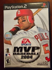 MVP Baseball 2004 Sony PS2 PlayStation 2 Video Game With Manual