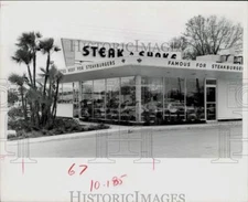 1966 Press Photo An exterior view of the Steak N Shake Drive-in restaurant