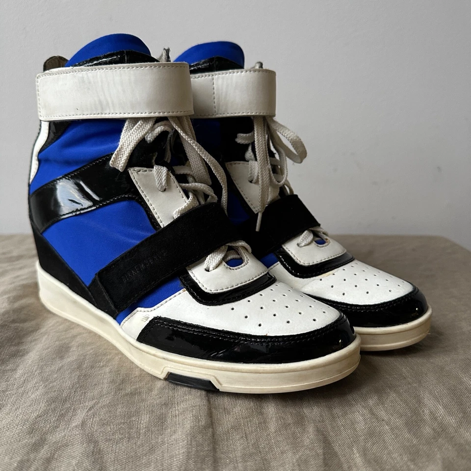 Zapatillas Bikkembergs Cuña Blanco Azul Talla US 6 UK 3 Foto 4 de 4