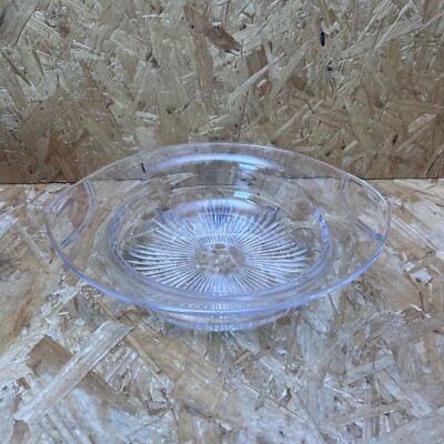 Val Saint Lambert? Groß geschnitten Krytal Oval Serviergeschirr Schüssel 31x25x7cm