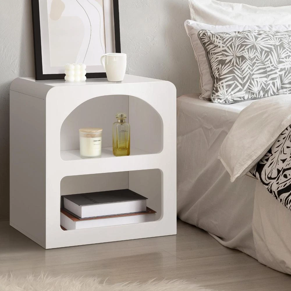 Sleek clearance bedside table