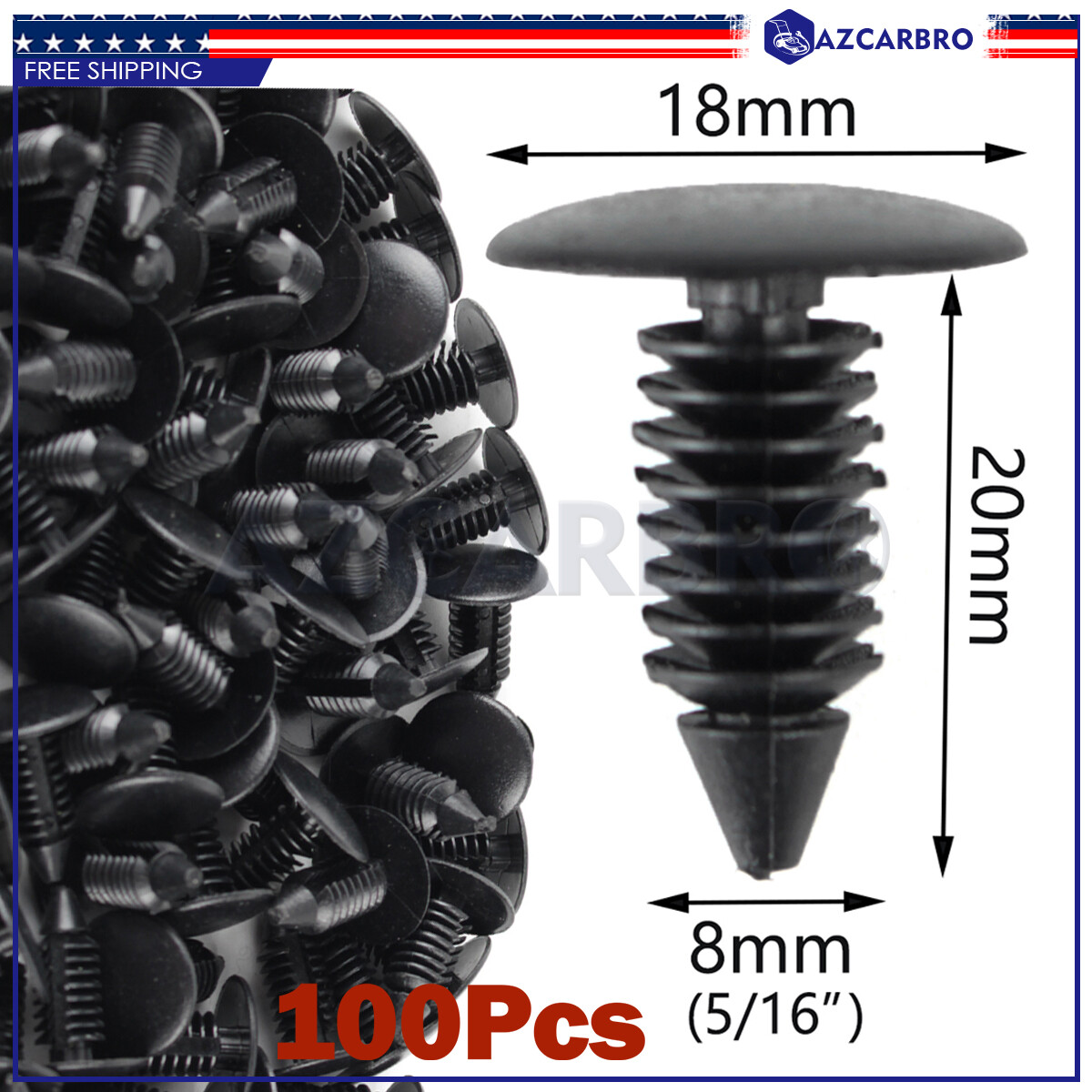 Nylon Black Car & Truck Covers 100 BLACK NYLON CHRISTMAS TREE CLIPS ...