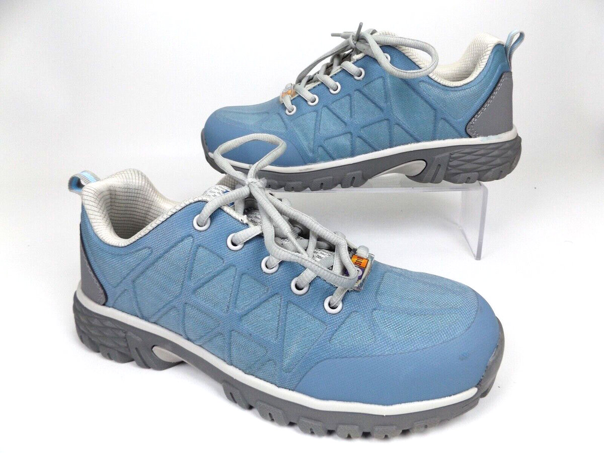 Nautilus Women's N2056 Spark Blue Safety Toe Work Shoes Size 8.0 M