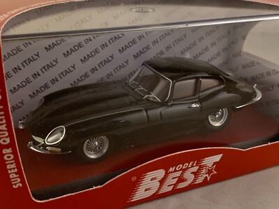 BEST BES9801 Jaguar E-type personal car black 1/43