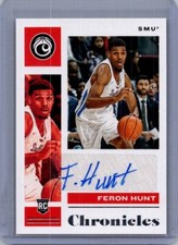 2021 Panini Chronicles Draft Picks #CR-FHU Feron Hunt Chronicles Rookie Sign