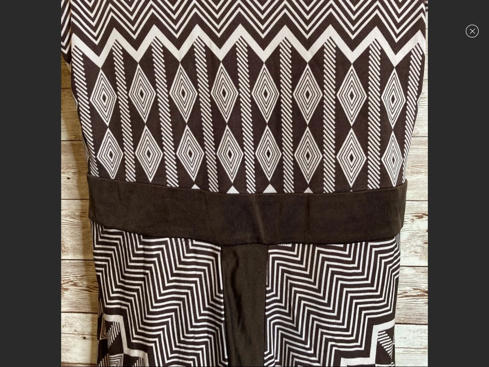 Abito tubino Tory Burch marrone crema Geo