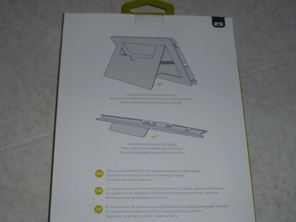 NEW IN BOX PUREGEAR FOLIO W KICKSTAND PROTECTIVE CASE IPAD MINI 60112PG NIB  - Image 2 of 2