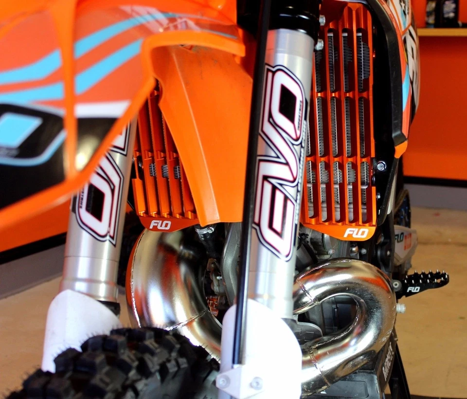 KTM Husaberg Husqvarna RADIATOR GUARDS / BRACE / GUARD Blue Flo Motorsports - Image 4 of 4