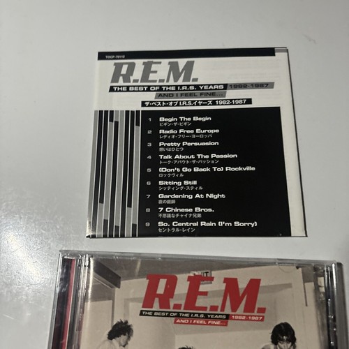 R.E.M. And I Feel Fine...The Best Of The I.R.S. Years (CD 2006) Japan tocp-70112 - Picture 2 of 6