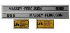 KIT ADESIVI DECALCOMANIE MASSEY FERGUSON 699  PER TRATTORI AGRICOLI GOMMATI