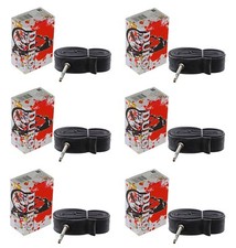 6 SIX DURO BICYCLE TUBE 27 X 1-1/8-1 1/4 60MM STANDARD PRESTA/FRENCH VALVE.
