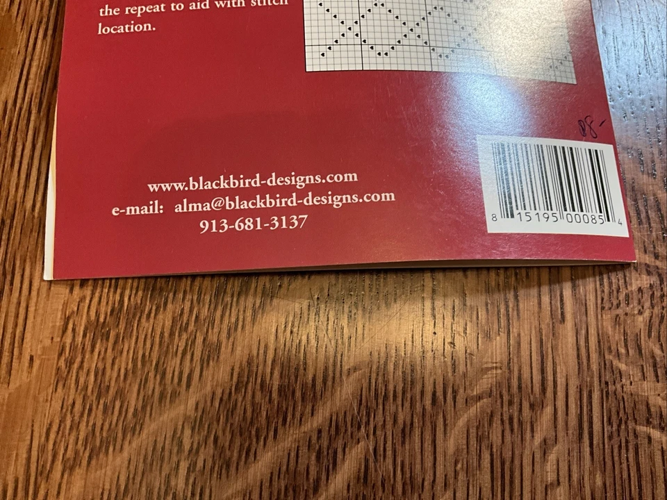 Blackbird Designs Bluebird's Message Cross Stitch Pattern Loose Feathers #23 - Image 4 of 4