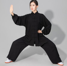 Tai Chi Uniform Kung Fu Martial Arts Suit Wing Chun Wushu Outfit Cotton Clothes