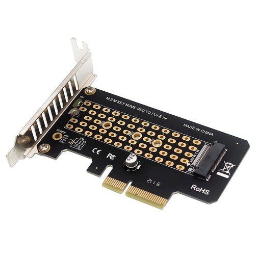 # M.2 NVMe SSD TO PCIE X4 Adapter Full Speed for Windows/Mac/Linux (Half-height) - Photo 5/8
