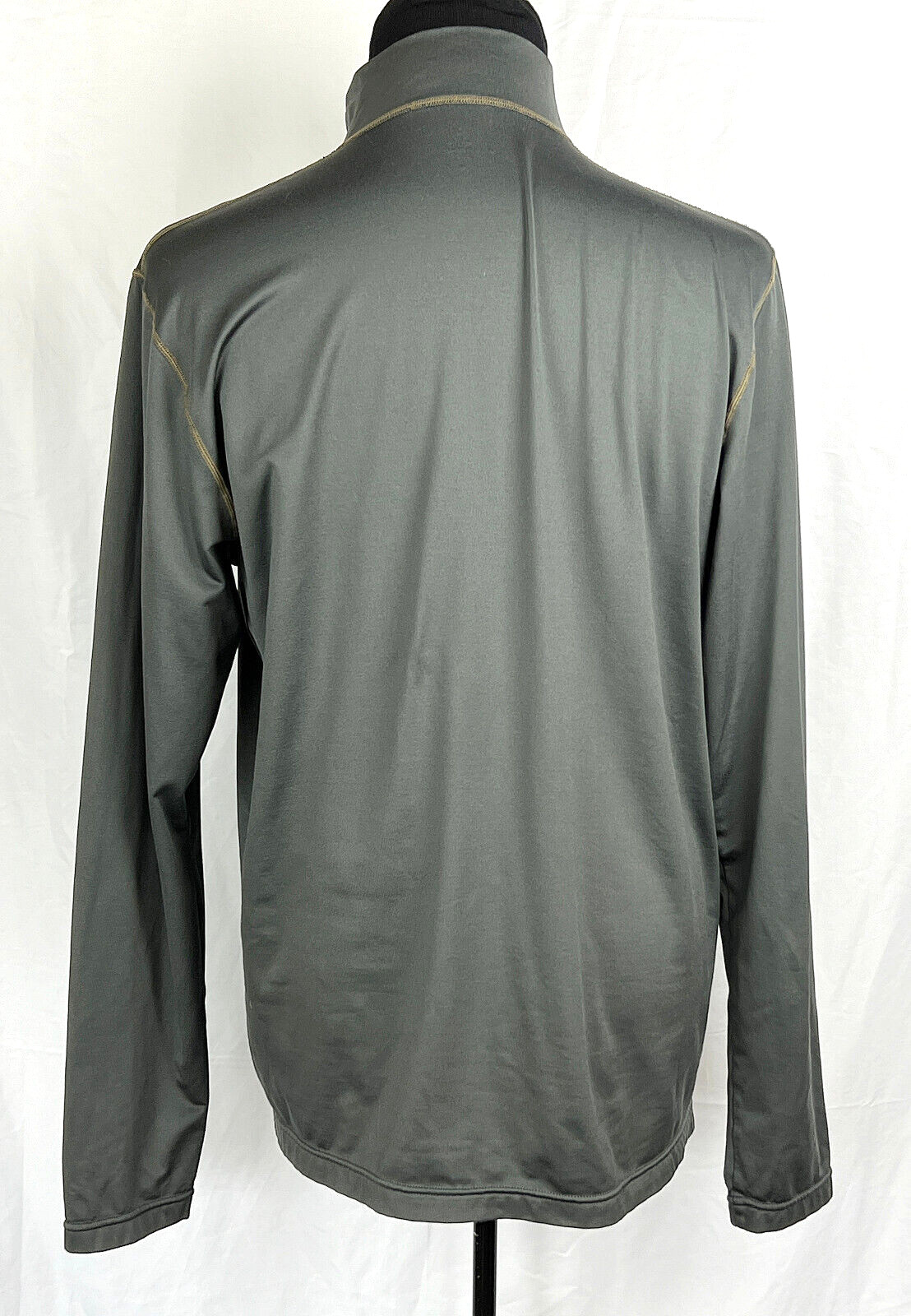 Paradox Gray Polyester/Spandex Pullover Mock Neck… - image 2