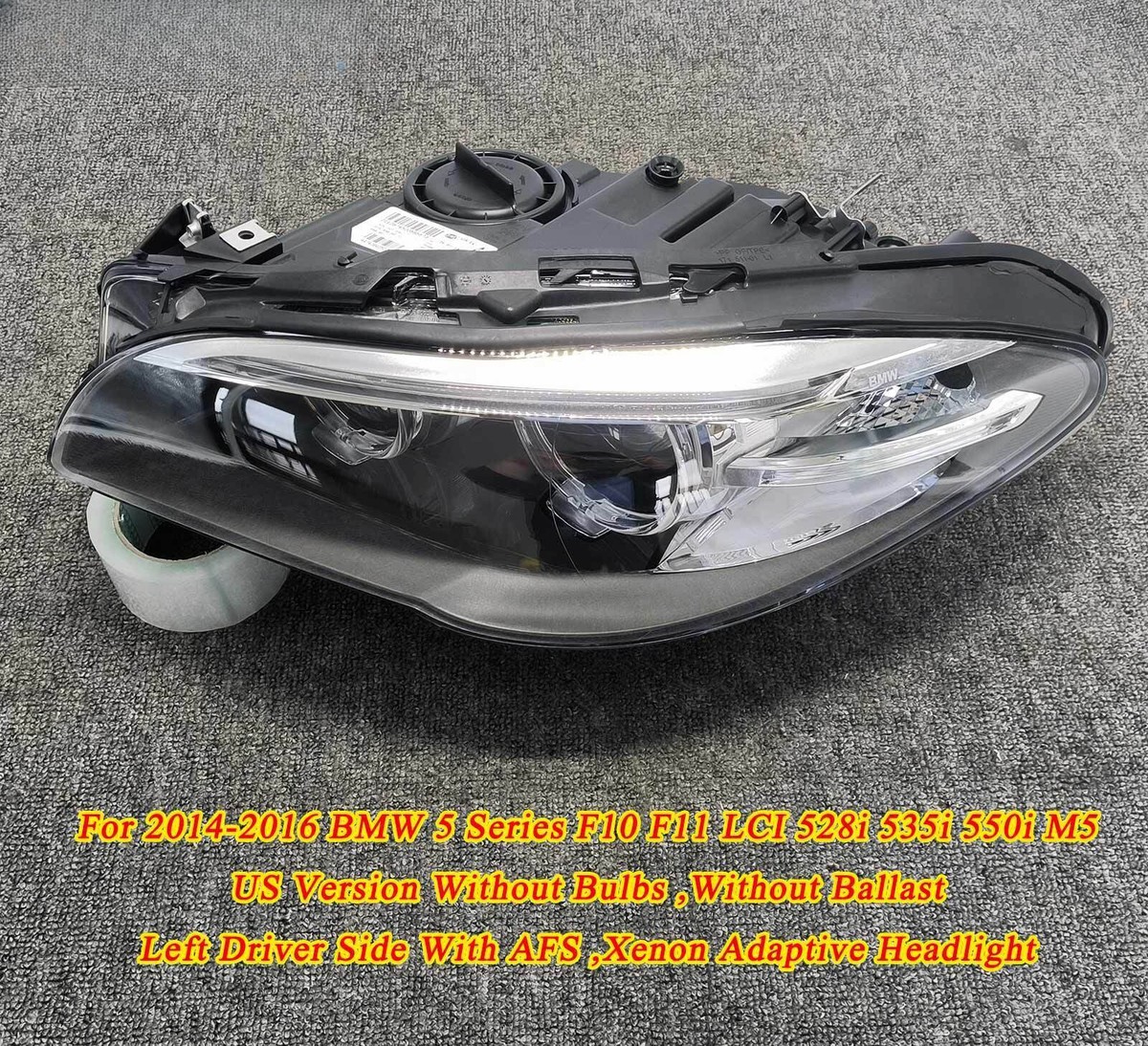 63117343905 FOR 14-16 BMW 5 Series F10 F11 LCI Xenon AFS Left