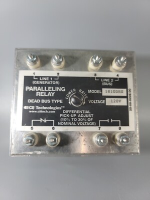 Wilmar 1810DBX CII Technologies  Paralleling Relay