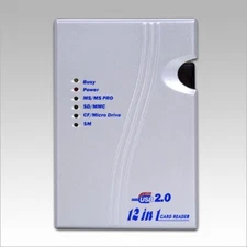 Sabrent External 12-in-1 USB 2.0 Flash Memory Card Reader/Writer