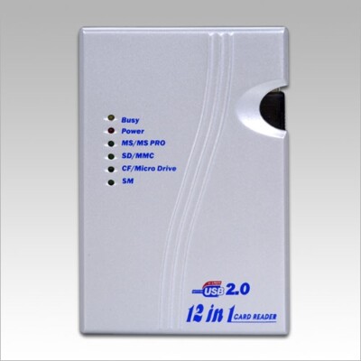 Sabrent External 12-in-1 USB 2.0 Flash Memory Card Reader/Writer