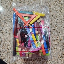 Cuisenaire Rod Set 74 pcs Plastic Rods Math Manipulative Blocks New In Bag