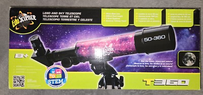 Edu Science Land & Sky T360 Tabletop Telescope New ...Never Used 