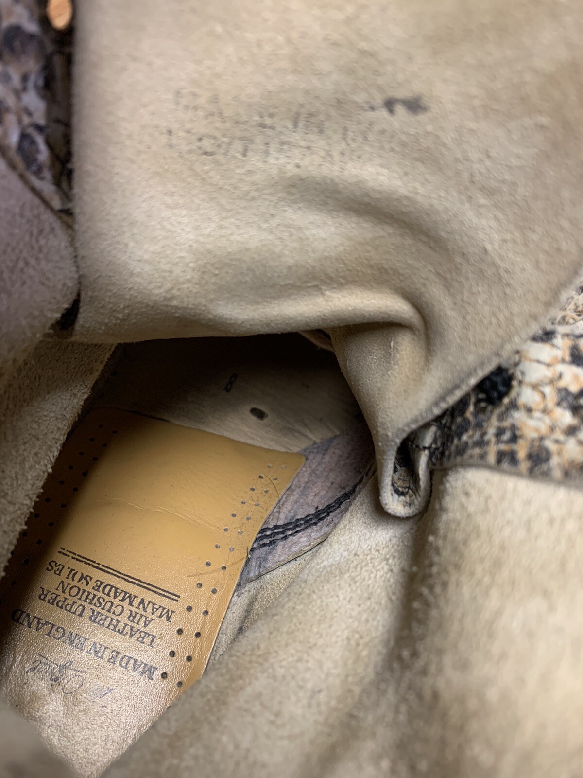 RARE🔥 Dr Martens SnakeSkin Python Boots Made in … - image 11