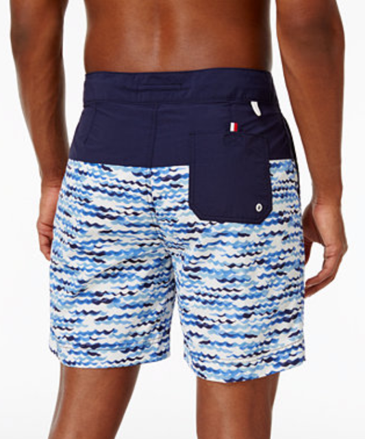 Tommy Hilfiger 3671 Avalon Colorblocked Swim Mens Swimwear XXL for sale