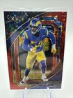 2022 Panini Select Football Red Disco Prizm Leonard Floyd #383