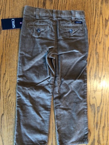 Chaps Jungen NEU Größe 4 braune Cordhose neu mit Etikett verstellbare Taille $ 40 Einzelhandel Slack - Bild 5 von 8
