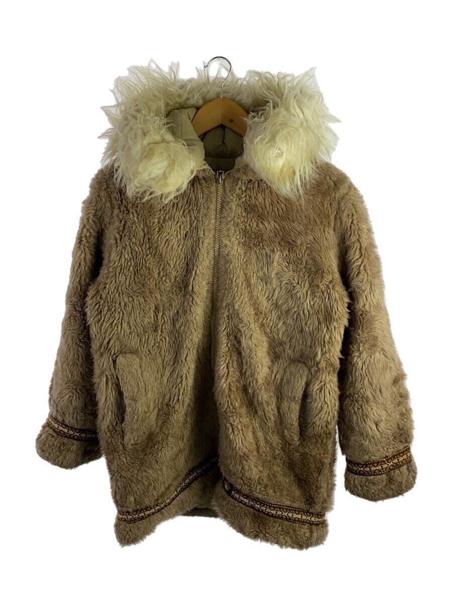 ALTRA Piumino altre marche Hansa Branta anni 70 oca eschimese pelliccia con cappuccio S beige