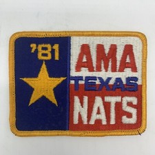 Vtg 1981 AMA NATS TEXAS ACADEMY MODEL AERONAUTICS Patch (Plane, Aircraft) S99S