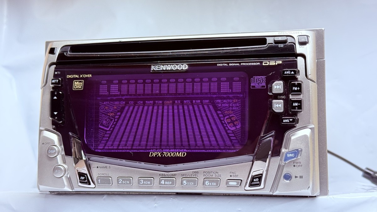 Kenwood DPX-7000MD JDM 2DIN CD/MD Car Stereo Japan External