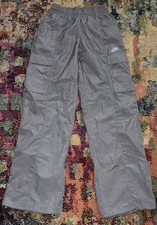 Nike Pants Womens Sz XS Gray Woven Cargo Acti...