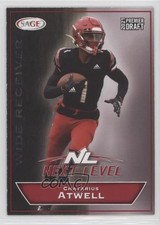 2021 Sage Premier Draft Next Level Red Tutu Atwell Chatarius Atwell #39 3a3
