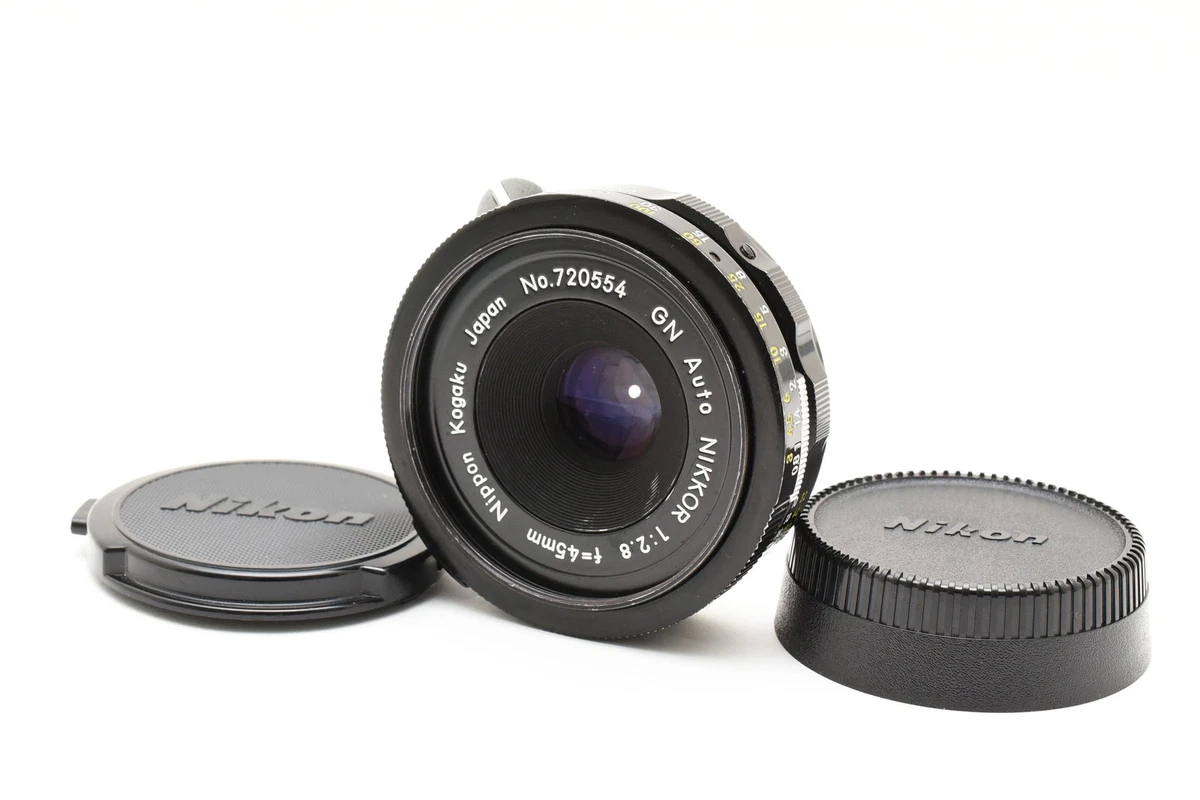 超美品 NIKON GN Auto NIKKOR 45mm f2.8 C957 Nikon 45mm f2.8 Auto Nikkor GN AI - Lens – Kamerastore