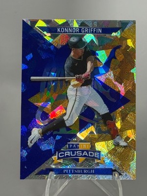 2025 Crusade Baseball Konnor Griffin #9 Blue Cracked Ice 