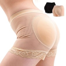 Women FAKE ASS Butt Lift  Hip Enhancer Booty Padded Underwear Panties Shaper