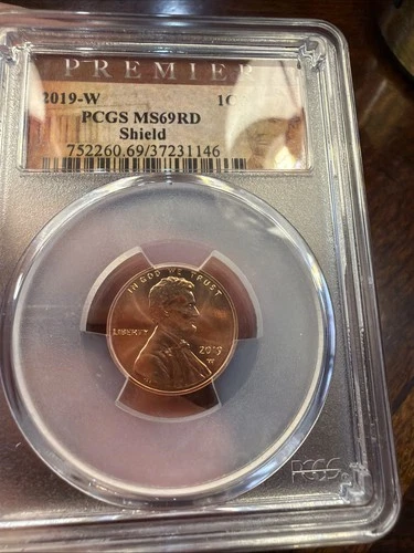 2019-W Lincoln Shield Cent — photo from the most recent tracked eBay sale