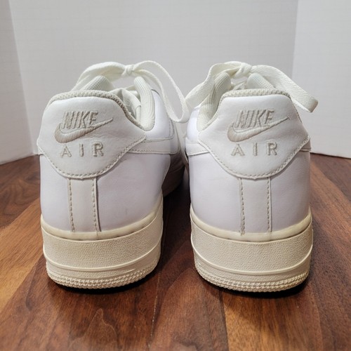 Nike Air Force 1 Low All White Leather 315122-111 2012 Men's Size 9.5 - Picture 5 of 15