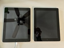 Apple iPad 4th Gen A1458 16GB Black MD510LL/A X2 Good Condition