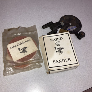 Pool Cue Top Sander And Discs Tweeten Brand 