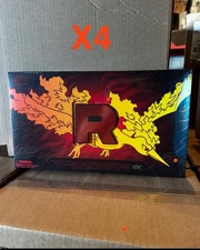 POKEMON TCG TEAM ROCKET'S MOLTRES UPC Ultra Premium Collection CASE USA SELLER